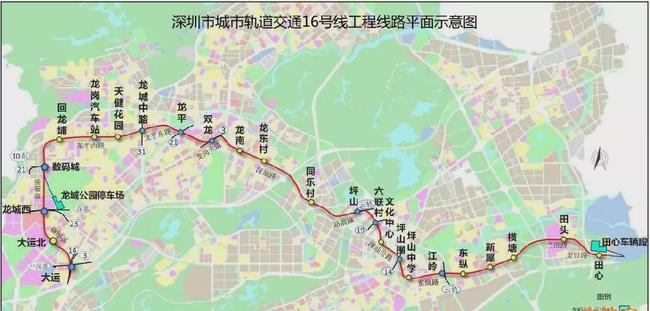 深圳地鐵16號線最新線路圖，城市發(fā)展的脈絡(luò)與未來展望